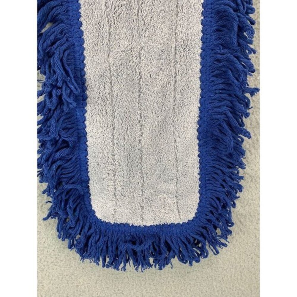Microfiber Home Dust Mop Pad Grey Blue Cleaner‎ Floor 18" Pack of 12 NEW - Picture 2 of 4